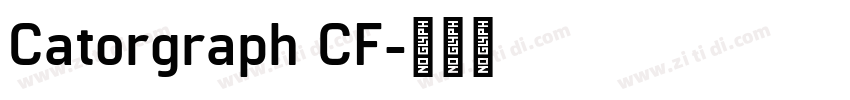 Catorgraph CF字体转换